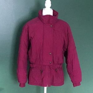 Inside Edge berry colored/navy ski jacket